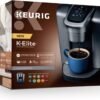 Keurig K-Elite Single Serve K-Cup Pod Coffee Maker, with Strength and Temperature Control, Iced Coffee Capability, 8 to 12oz Brew Size, Programmable, Brushed Silver - Image 13