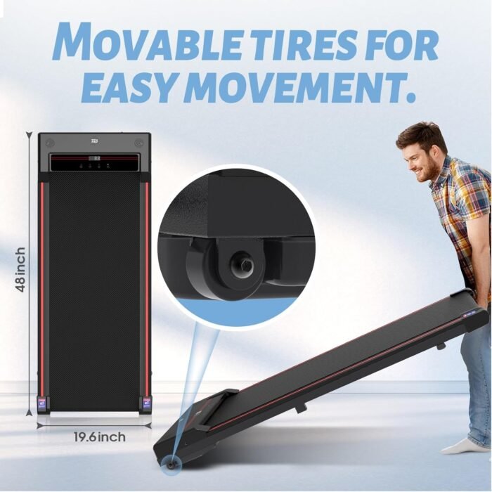 Sperax Walking Pad,2.5HP Under Desk Treadmills for Home,320 Lbs Capacity 3 in 1 Portable Walking Treadmill - Image 7