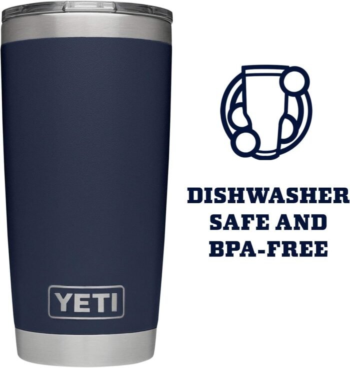 YETI Rambler 20 oz Stainless Steel Vacuum Insulated Tumbler w/MagSlider Lid - Image 5