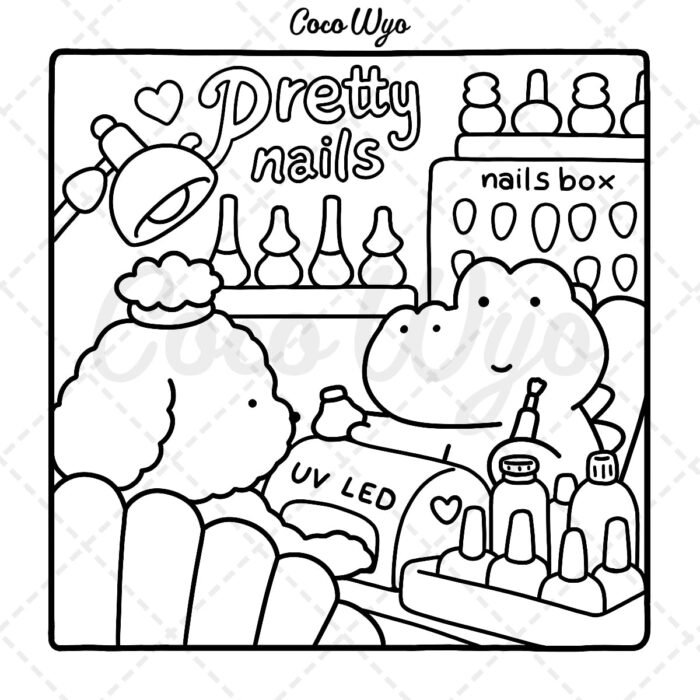 Cozy Friends: Coloring Book for Adults and Teens Featuring Super Cute Animal Characters with Easy and Simple Designs for Relaxation (Cozy Spaces Coloring) - Image 3