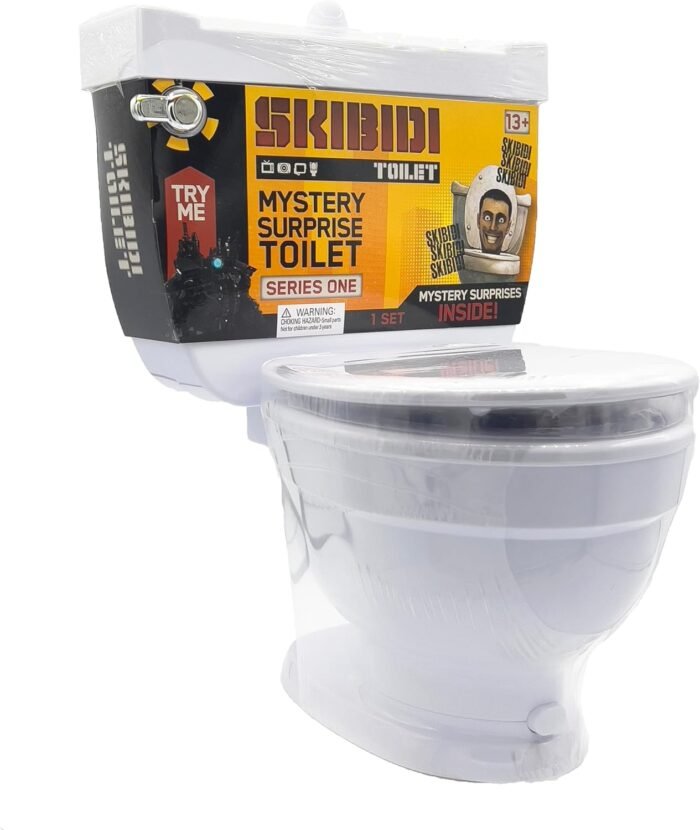 SKIBIDI Toilet Mystery Toilet Mystery Toilet with Surprise Toys to Discover Inside, Officially Licensed Toilet Merch - Image 3