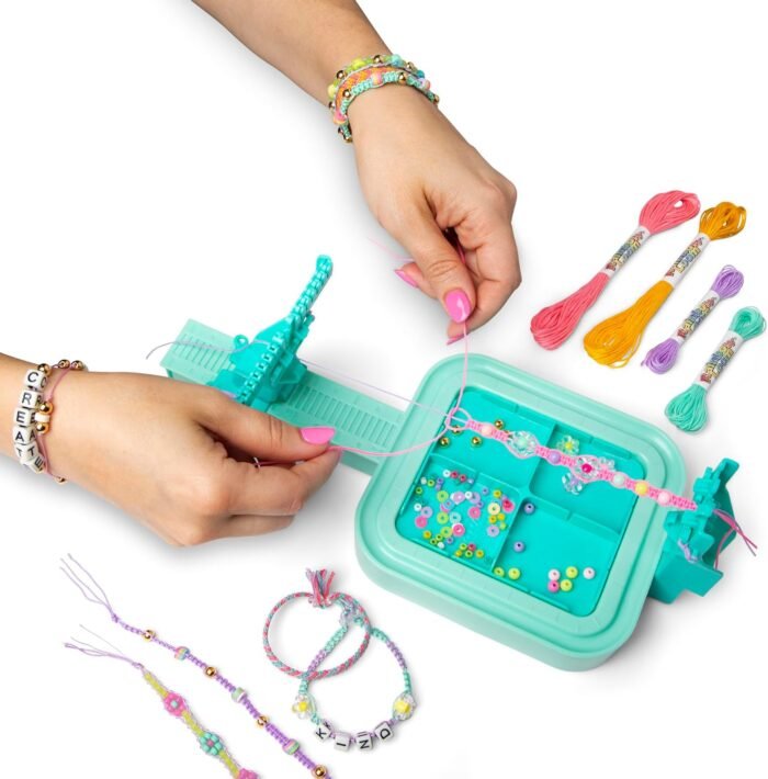 Rainbow Loom: Wrap it Loom Bracelet Maker - DIY Friendship String Bracelet Kit, 600 Beads, 4 Bracelet Styles, Jewelry Crafting Activity, Kids Ages 8+ - Image 4