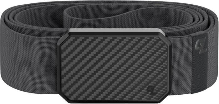 Groove Life Groove Belt Men's Stretch Nylon Belt with Magnetic Aluminum Buckle, Lifetime Coverage