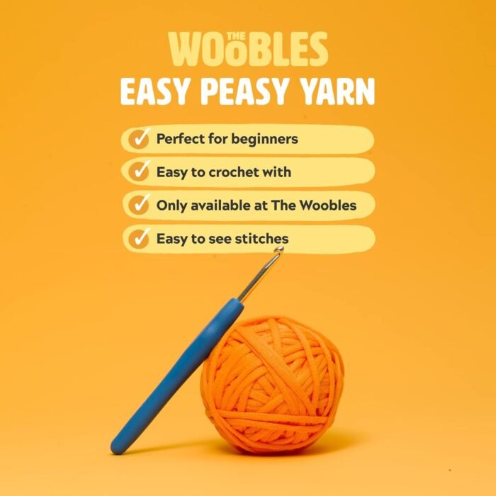The Woobles Beginners Crochet Kit with Easy Peasy Yarn as seen on Shark Tank - with Step-by-Step Video Tutorials - Pierre The Penguin - Image 6