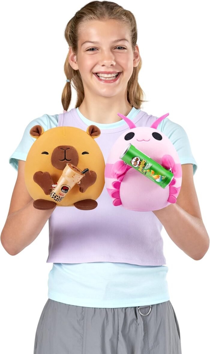 Snackles Series 2 Mystery UNbox 5 Inch Plush in Capsule by ZURU, Ultra Soft Plush, Collectible Plush with Real Licensed Brands, Stuffed Animal - Image 8