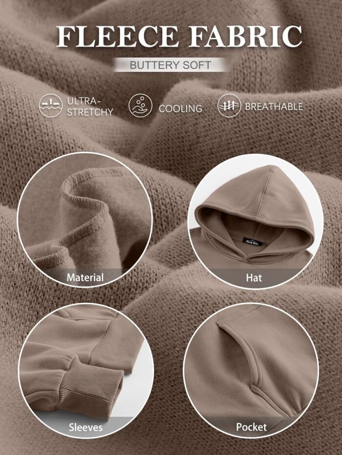 Trendy Queen Womens Oversized Hoodies Fleece Sweatshirts Long Sleeve Sweaters Pullover Fall Outfits Winter Clothes - Image 6