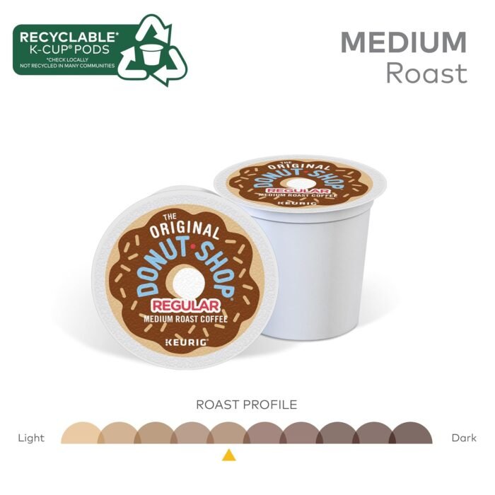 The Original Donut Shop Regular Keurig Single-Serve K-Cup Pods, Medium Roast Coffee, 12 Count (Pack of 6), Total 72 Count - Image 4