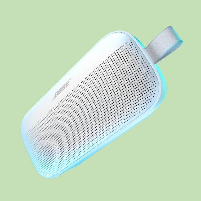 Bose SoundLink Flex Bluetooth Speaker, Portable Speaker with Microphone, Wireless Waterproof Speaker for Travel, Outdoor and Pool Use, White - Image 2