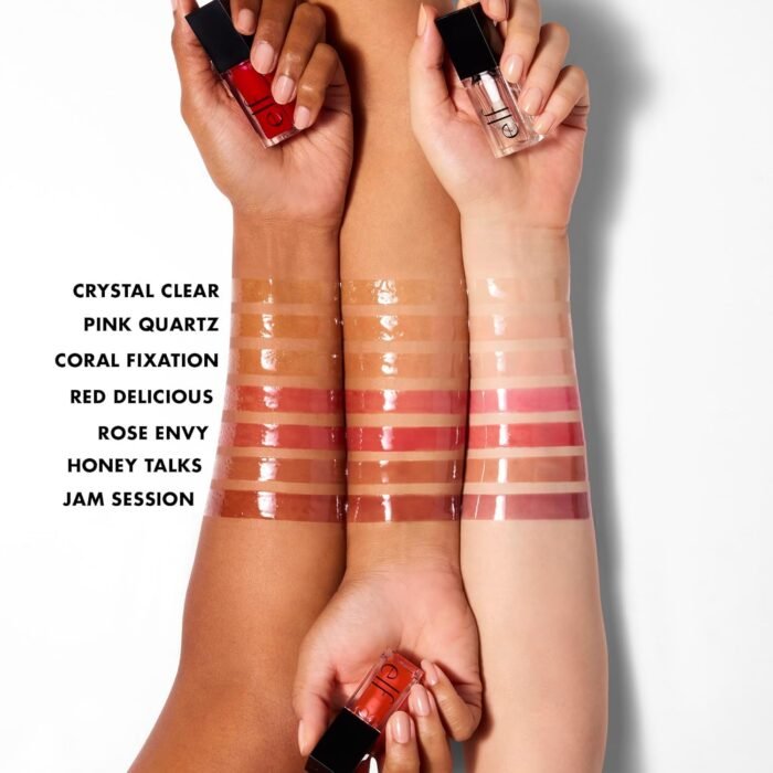 e.l.f. Glow Reviver Lip Oil, Nourishing Tinted Lip Oil For A High-shine Finish, Infused With Jojoba Oil, Vegan & Cruelty-free, Pink Quartz - Image 4