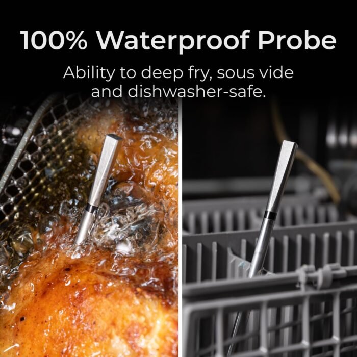 MEATER Pro: Smart Bluetooth Wireless Meat Thermometer Digital | 1000°F Heat Resistance | Long Range | Certified Accuracy | BBQ, Oven, Grill, Smoker, Air Fryer, Deep Fryer | 50+ Recipes in App - Image 7