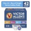 Victor Allen's Coffee Variety Pack (Morning Blend, 100% Colombian, Donut Shop Blend, and French Roast), 42 Count, Single Serve Coffee Pods for Keurig K-Cup Brewers - Image 3