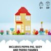 LEGO DUPLO Peppa Pig Birthday House Playset with 3 Animal Figures, Educational Toy for 2 Year Olds, Buildable Dollhouse for Creative Role Play, Peppa Pig Toy for Girls, Boys and Toddlers, 10433 - Image 4