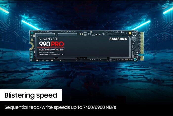 SAMSUNG 990 PRO SSD NVMe M.2 PCIe Gen4, M.2 2280 Internal Solid State Hard Drive, Seq. Read Speeds Up to 7,450 MB/s for High End Computing, Gaming, and Heavy Duty Workstations, MZ-V9P2T0B/AM - Image 7