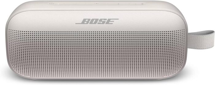 Bose SoundLink Flex Bluetooth Speaker, Portable Speaker with Microphone, Wireless Waterproof Speaker for Travel, Outdoor and Pool Use, White - Image 3