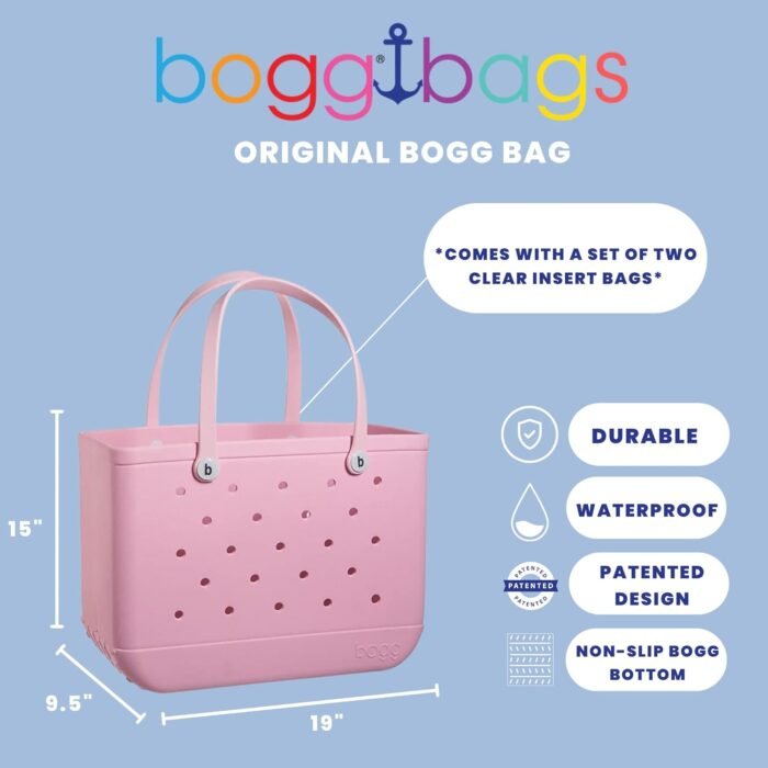 BOGG BAG Original Extra Large Tote Bag for Beach, Pool, Boat. Lightweight Waterproof Washable Durable All Purpose Tote Bag - Image 2
