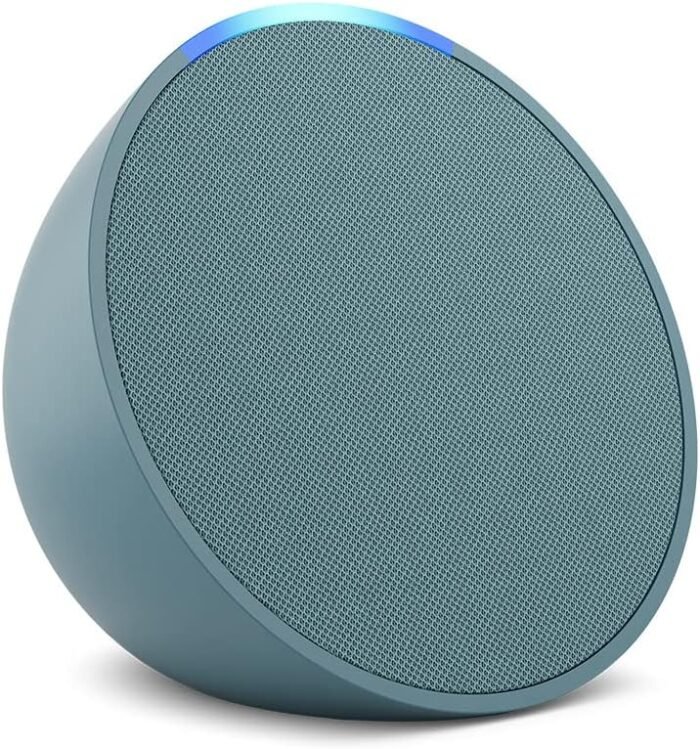 Amazon Echo Pop (newest model), Our smallest Alexa speaker, Fits in any room, Midnight Teal - Image 2