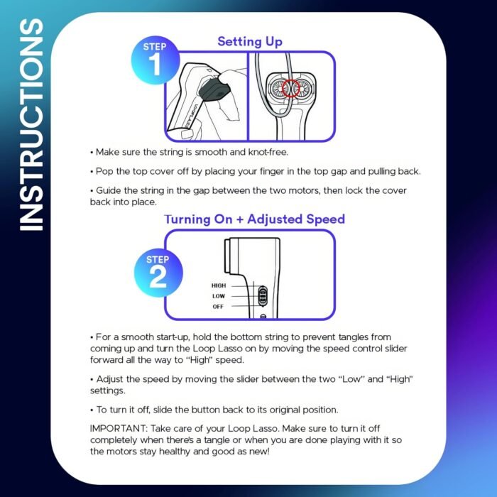 Loop Lasso® Nano - The Original Glow-in-The-Dark String Shooter Toy - Built-in UV Blacklight - Safe Interactive STEM Learning Toy - Viral Stocking Stuffer Gadget - Holiday Family Game Night Fun - Image 7