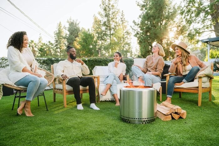 Solo Stove Bonfire 2.0 with Stand, 19.5 Inch Smokeless Fire Pit with Removable Ash Pan - Portable Outdoor Fire Pit - Stainless Steel Wood Burning Fireplace, Ideal for 4-6 People, 21.75 lbs - Image 7
