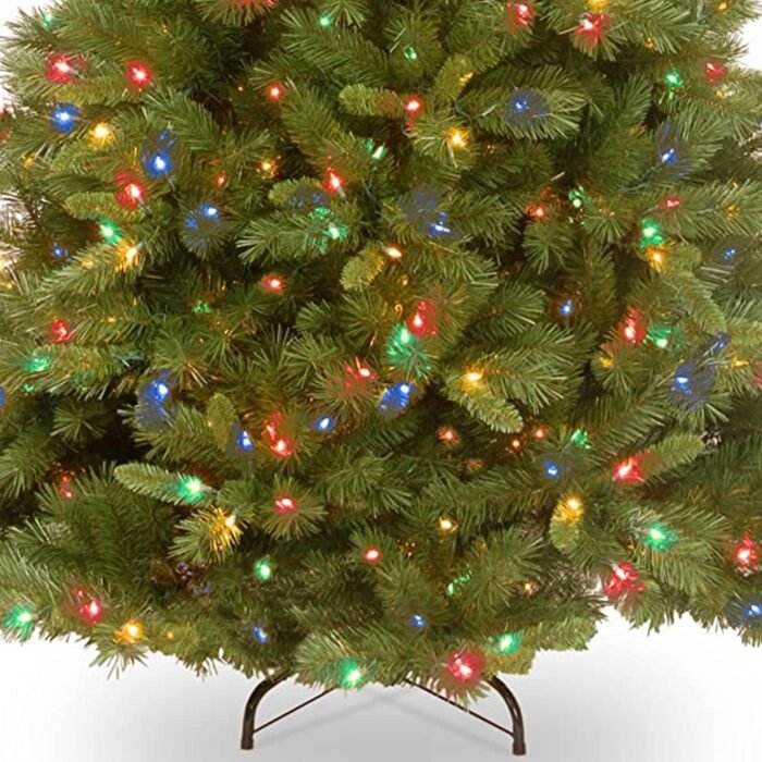 National Tree Company Pre-lit Artificial Christmas Tree - Includes Pre-strung Multi-Color Lights and Stand - Winchester Pine - 7.5 ft - Image 3