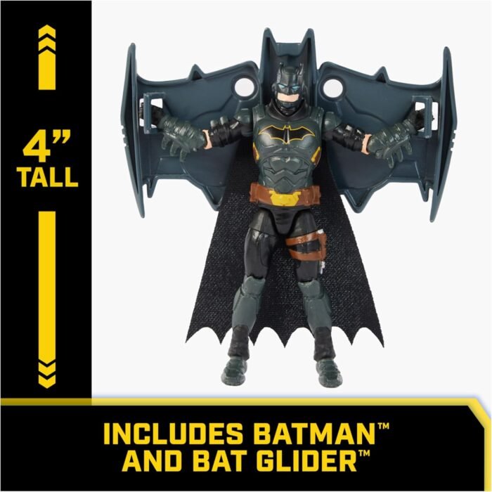 DC Comics Batman, Ultimate Transforming Batmobile Playset, 2-in-1 Playset with Exclusive Figure and Glider, Lights, Sounds, Kids Toys for Boys and Girls 4+ - Image 6