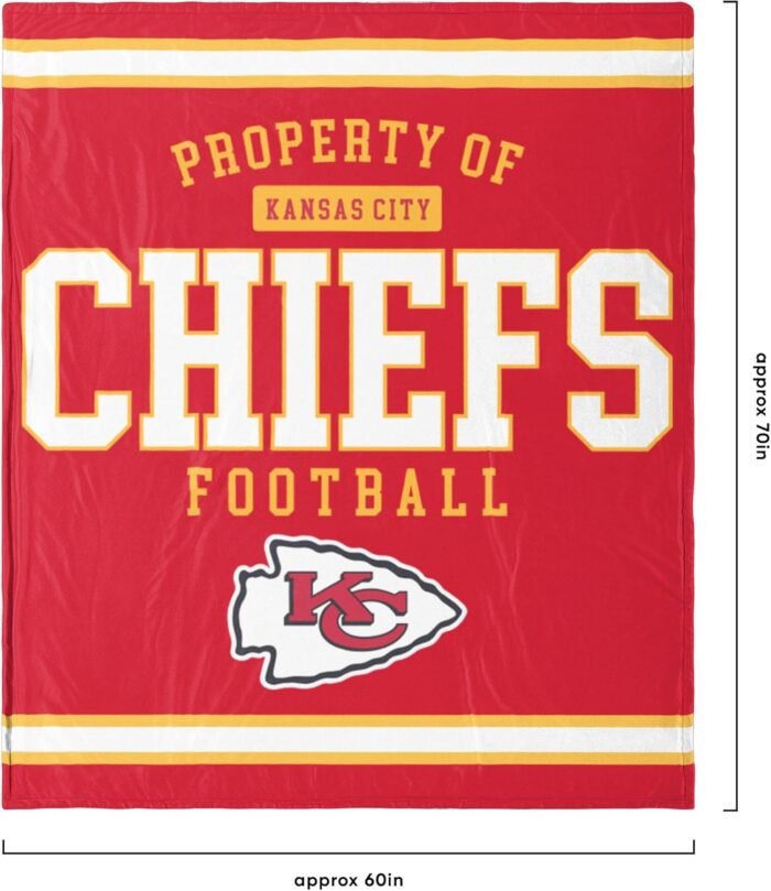 FOCO NFL Unisex-Adult NFL Plush Throw - Image 2