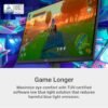 Dell G2725D Gaming Monitor - 27-inch QHD (2560x1440) up to 180 Hz, 2ms Response time, 99% RGB Display, DisplayPort/HDMI Connectivity, AMD FreeSync, Comfortview, Tilt Adjustable - Black - Image 6