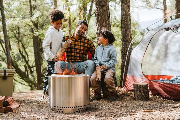 Solo Stove Bonfire 2.0 with Stand, 19.5 Inch Smokeless Fire Pit with Removable Ash Pan - Portable Outdoor Fire Pit - Stainless Steel Wood Burning Fireplace, Ideal for 4-6 People, 21.75 lbs - Image 6