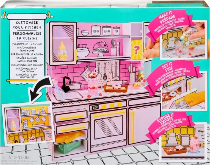MGA's Miniverse Make It Mini Kitchen, Kitchen Playset, w/UV Light, Collectibles, DIY, Resin Play, Exclusive, Mystery Recipe, Mini Oven Mitts, NOT Edible, 8+ - Image 3