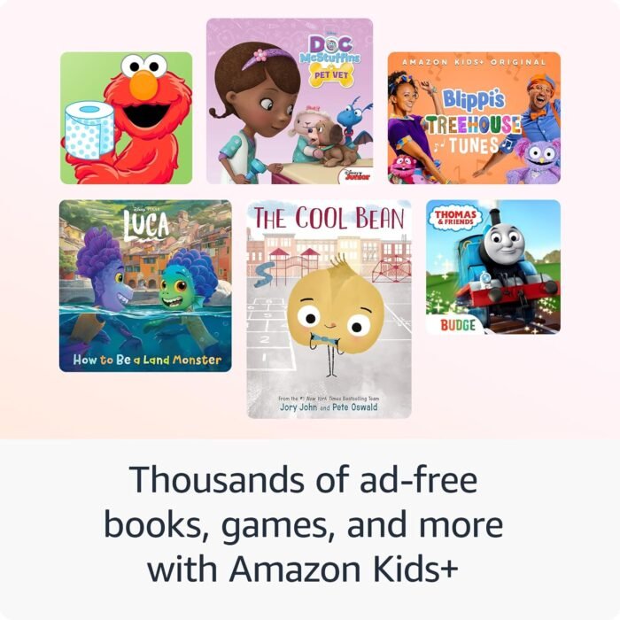New Amazon Fire HD 8 Kids Tablet (32 GB, Blue, 6 months Kids+, 2024 release) + Backpack Bundle - Image 3