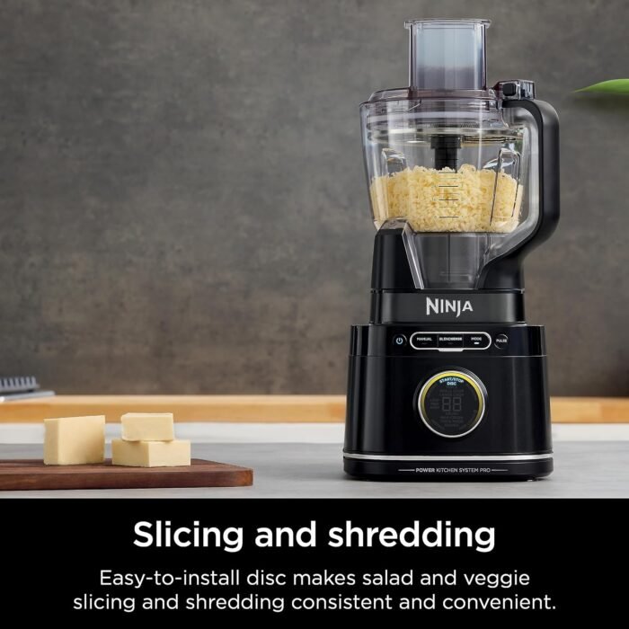 Ninja TB401 Detect Kitchen System Power Blender + Processor Pro, BlendSense Technology, Blender, Chopping & Smoothies, 1800 Peak Watts, 72 oz. Pitcher, 64 oz. Food Processor, 24 oz. To-Go Cup, Black - Image 10