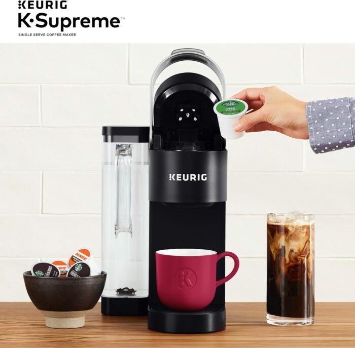 Keurig K-Supreme Single Serve K-Cup Pod Coffee Maker, MultiStream Technology, 4 Brew Sizes, 66oz Dual-Position Removable Reservoir, Black - Image 10