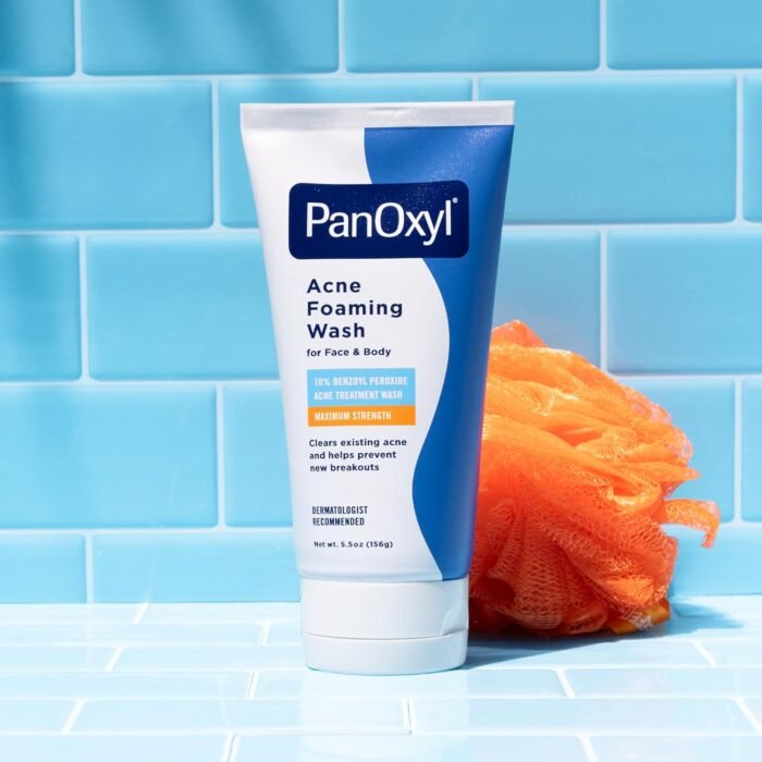PanOxyl Acne Foaming Wash Benzoyl Peroxide 10% Maximum Strength Antimicrobial, 5.5 Oz - Image 8
