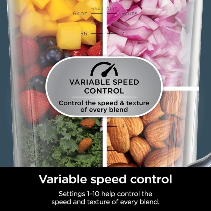 Ninja Detect Power Blender Pro + Personal Single-Serve, BlendSense Technology, For-Smoothies, Food and More, Compact Kitchen Countertop, 1800 P-Watts, 72 oz. Pitcher, (2) 24 oz. Cups, Black, TB301 - Image 11