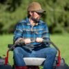 Legendary Whitetails Men's Buck Camp Flannel, Long Sleeve Plaid Button Down Casual Shirt, Corduroy Cuffs - Image 4