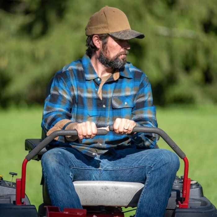 Legendary Whitetails Men's Buck Camp Flannel, Long Sleeve Plaid Button Down Casual Shirt, Corduroy Cuffs - Image 4