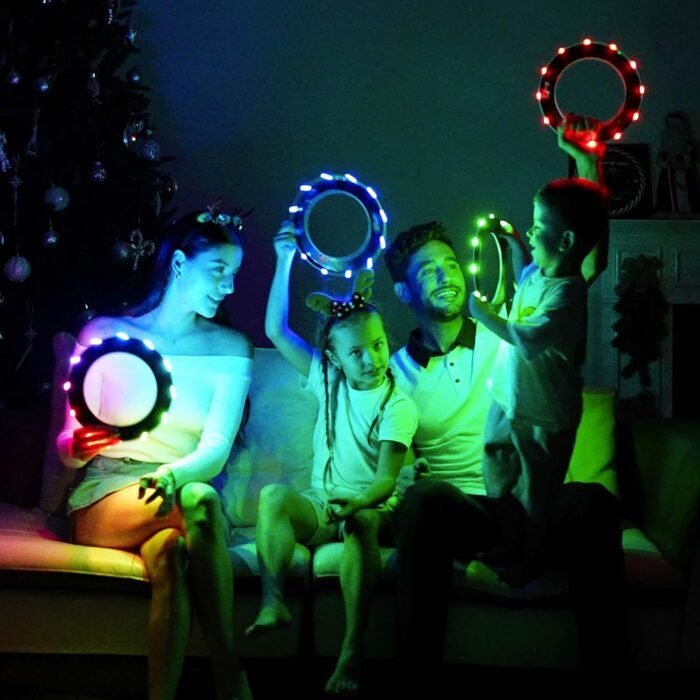 TOSY Flying Ring - 16 Million Color RGB or 12 LEDs, Super Bright, Lost Mode, Auto Light Up, Safe & Soft, Waterproof, Lightweight Frisbee, Birthday, Camping & Outdoor/Indoor Gift Toy for Boy/Girl/Kid - Image 5