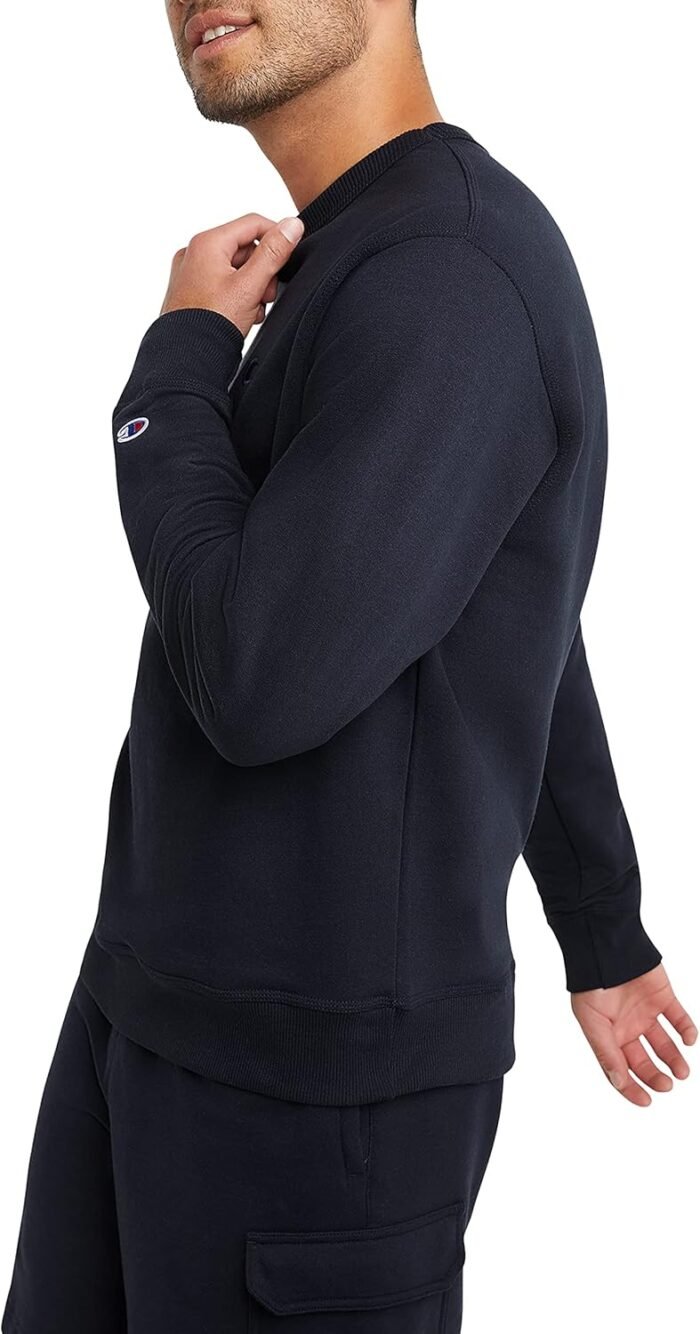 Champion Men's Crewneck, Powerblend Fleece Sweatshirt, Crewneck Sweatshirts (Reg. Or Big & Tall) - Image 3