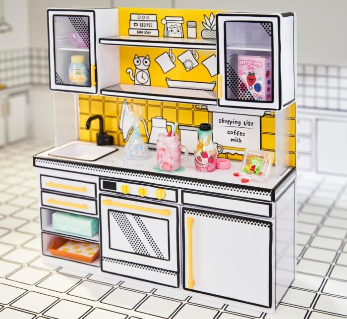MGA's Miniverse Make It Mini Kitchen, Kitchen Playset, w/UV Light, Collectibles, DIY, Resin Play, Exclusive, Mystery Recipe, Mini Oven Mitts, NOT Edible, 8+ - Image 2