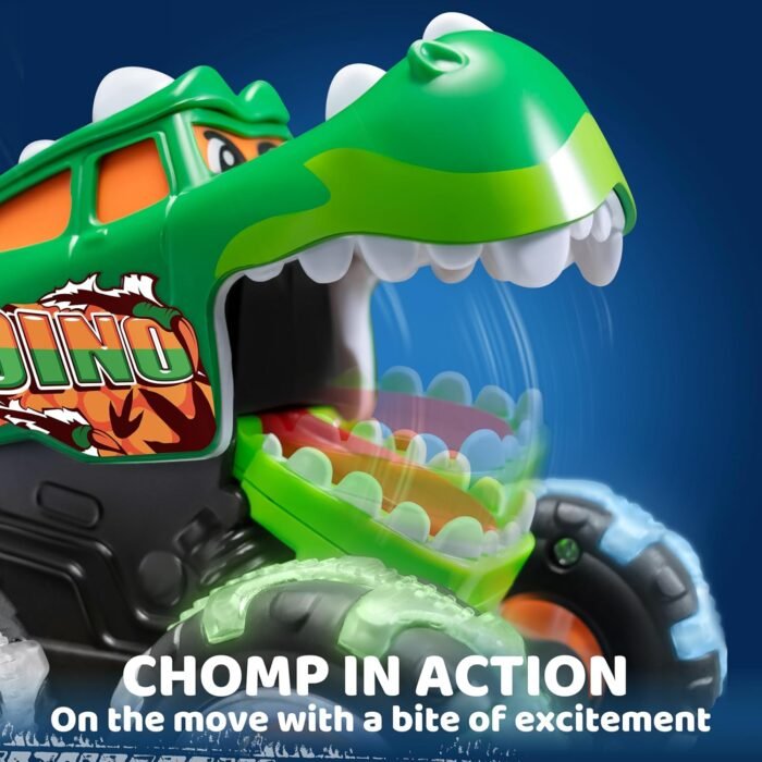 JOYIN 3 Pack Monster Truck Toy - Motion Activated Light-Up Cars for Toddlers - Monster Treads Lightning Wheels - Baby Toy Present - Press & Go Cars for Boys Girls - Image 4