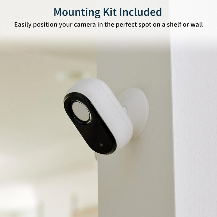 Arlo Essential Security Camera 2K | Indoor Only| 2nd Gen | Baby Monitor & Pet Camera | Wired Automated Privacy Shield, 2-Way Audio, Night Vision, Live Stream, Motion Alerts & Notifications White,1 Cam - Image 9
