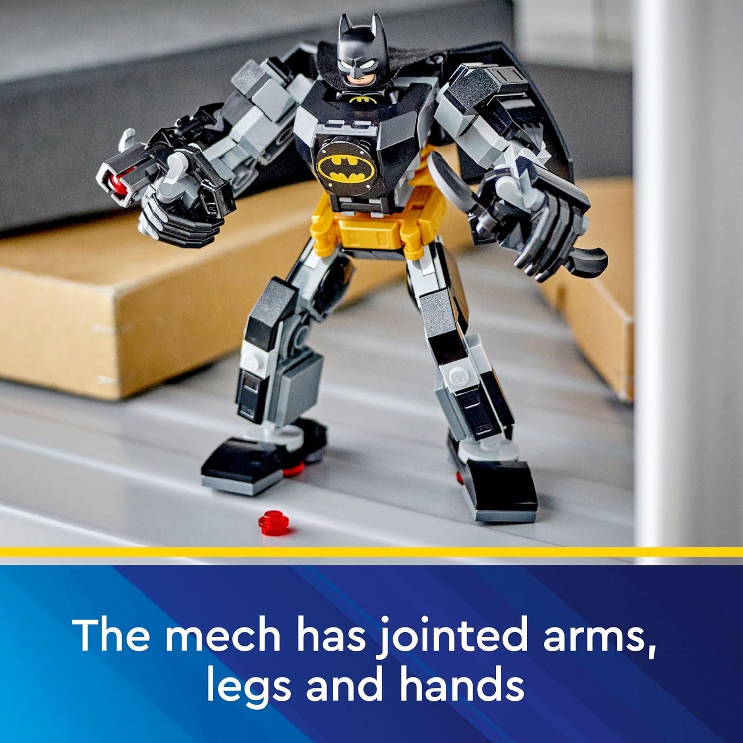LEGO DC Batman: Batman Mech Armor Super Hero Toy, Collectible Robot Action Figure and Batman Minifigure Included, Creative Super Hero Gift for Kids & Batman Fans Ages 6 and Up, 76270 - Image 4