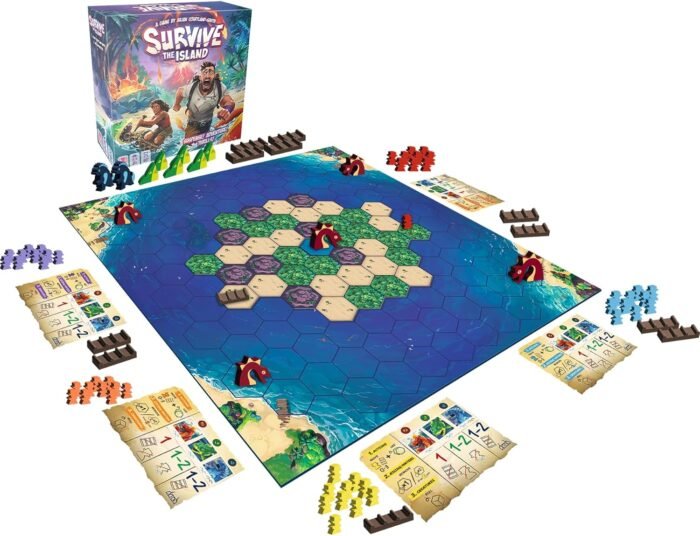 Survive The Island Board Game (2024 Edition) - Thrilling Escape Adventure with New Monsters! Fun Strategy Game for Kids & Adults, Ages 8+, 2-5 Players, 45 Minute Playtime, Made by Zygomatic - Image 3