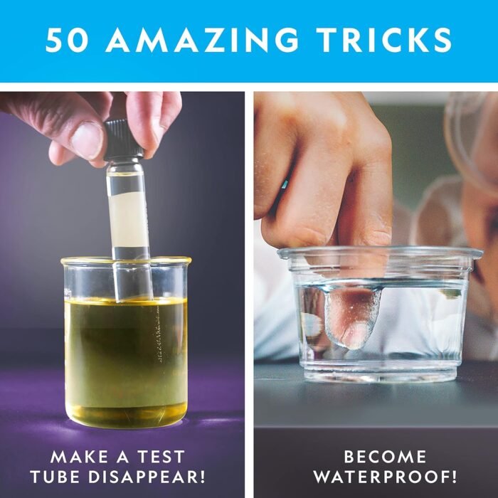 NATIONAL GEOGRAPHIC Science Magic Kit – Science Kit for Kids with 50 Unique Experiments and Magic Tricks, Chemistry Set and STEM Project, A Great Gift for Boys and Girls (Amazon Exclusive) - Image 3