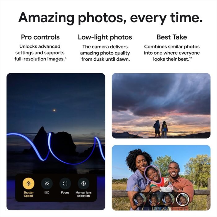 Google Pixel 8 Pro - Unlocked Android Smartphone with Telephoto Lens and Super Actua Display - 24-Hour Battery - Bay - 128 GB - Image 4