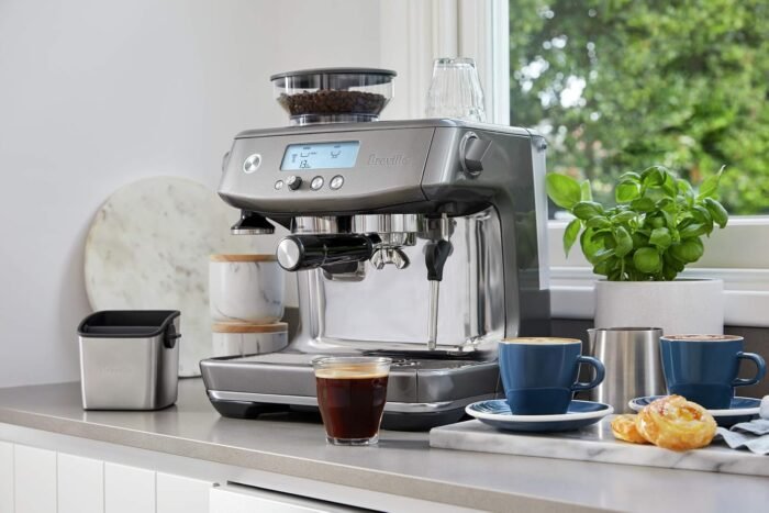 Breville the Barista Pro Espresso Machine with Grinder & Milk Frother, Espresso Maker with Seconds Heat Up, Cappuccino & Latte Machine for Home, BES878BSS, Brushed Stainless Steel - Image 9