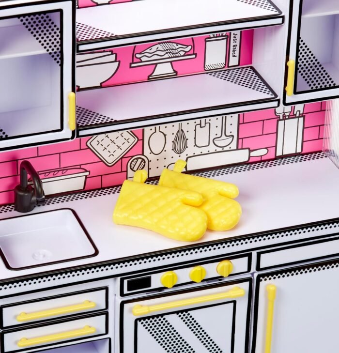 MGA's Miniverse Make It Mini Kitchen, Kitchen Playset, w/UV Light, Collectibles, DIY, Resin Play, Exclusive, Mystery Recipe, Mini Oven Mitts, NOT Edible, 8+ - Image 4