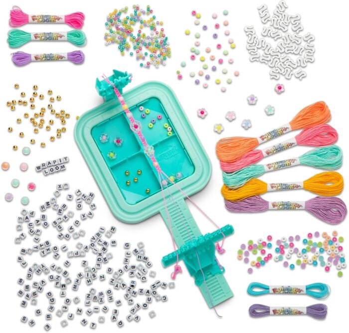 Rainbow Loom: Wrap it Loom Bracelet Maker - DIY Friendship String Bracelet Kit, 600 Beads, 4 Bracelet Styles, Jewelry Crafting Activity, Kids Ages 8+ - Image 2