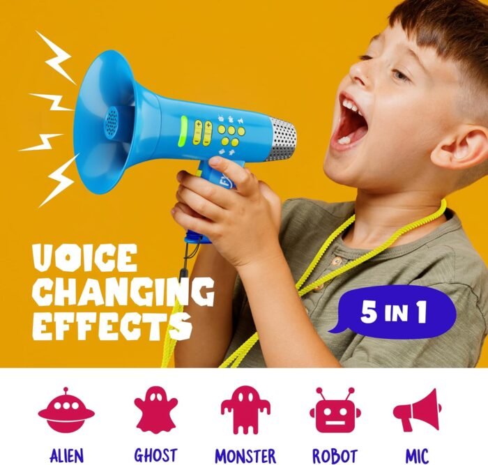 Mini Explorer Voice Changer for Kids - Voice Changing Device for Boys & Girls Ages 3-8+ Olds - Easter, Birthday Gifts for 3, 4, 5, 7, 8 Year Old Boy - Cool Outdoor Toys Gift Ideas for Kid, Toddler - Image 3