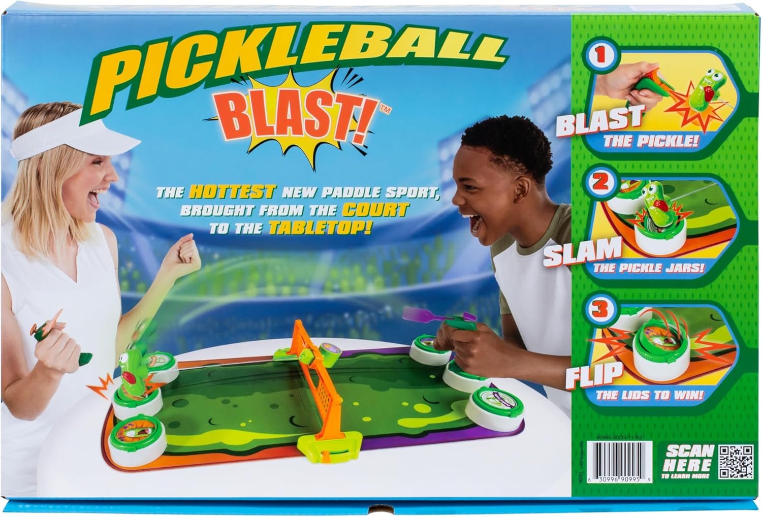 Pickleball Blast - The Pickle Smackdown Game, Players Will Love to Smash the Wildly Wiggling Pickle With Their Pickleball Paddle & Try to Flip Over the Pickle Jar Lids to Win, For 2 People, Aged 6+ - Image 8