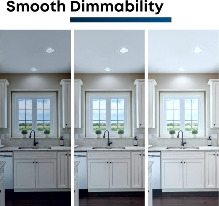 Feit Electric 5 Inch or 6 Inch LED Recessed Lighting Retrofit Downlights, 120 Watt Equivalent High Output, 2000 Lumen 5000K Daylight, Dimmable, 6 Pack LEDR56XHO/950CA/6 - Image 7